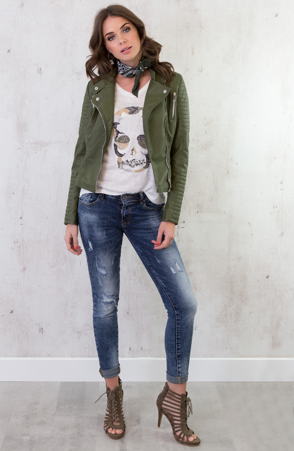 Camouflage Skull Top – shoparchief, foto 3