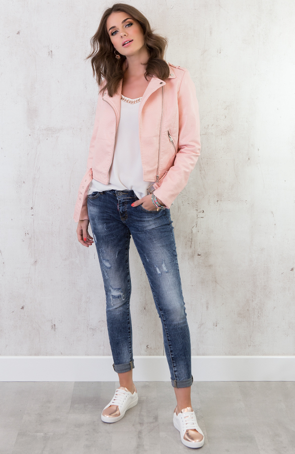 Biker Jacket 2.0 Roze – shoparchief, foto 7