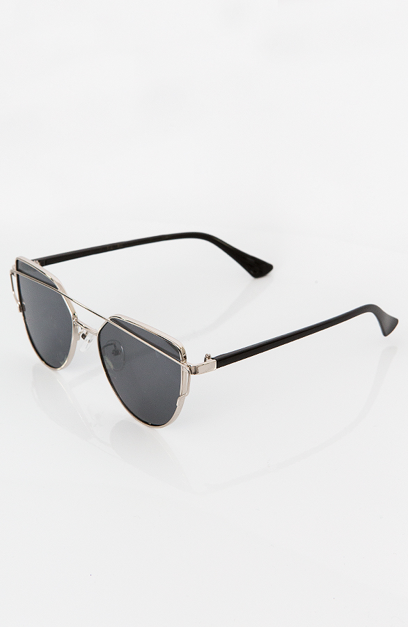 Cat Eye Zonnebril Zwart – shoparchief, foto 6