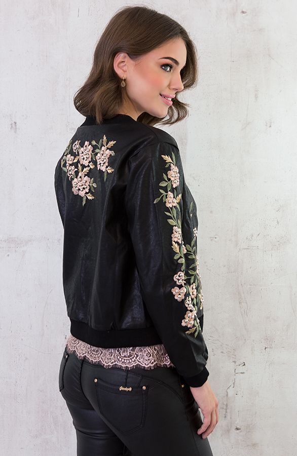 Exclusive Flowerly Bomber Jacket – shoparchief, foto 3