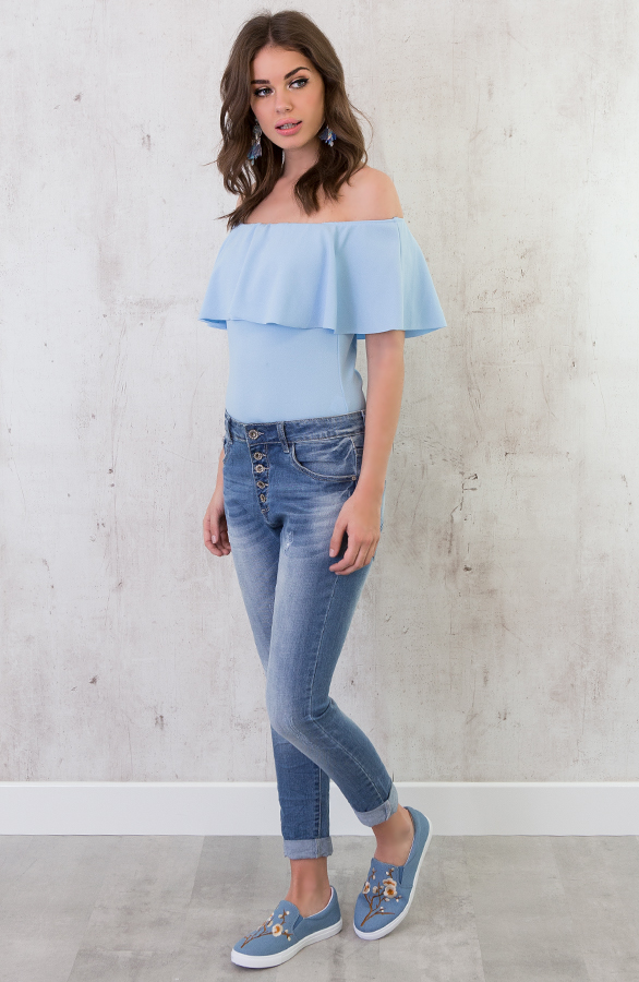 Bohemian Ruches Body Sky Blue – shoparchief, foto 6