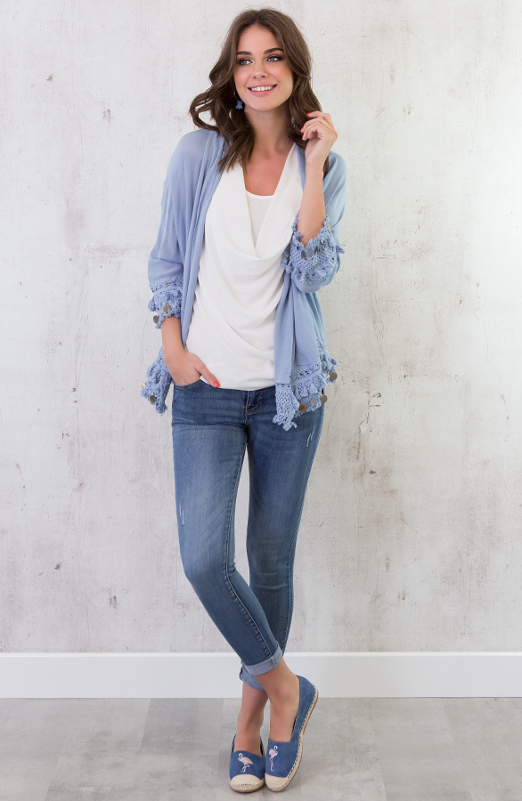 Coins Cardigan 2.0 Ice Blue – shoparchief, foto 2