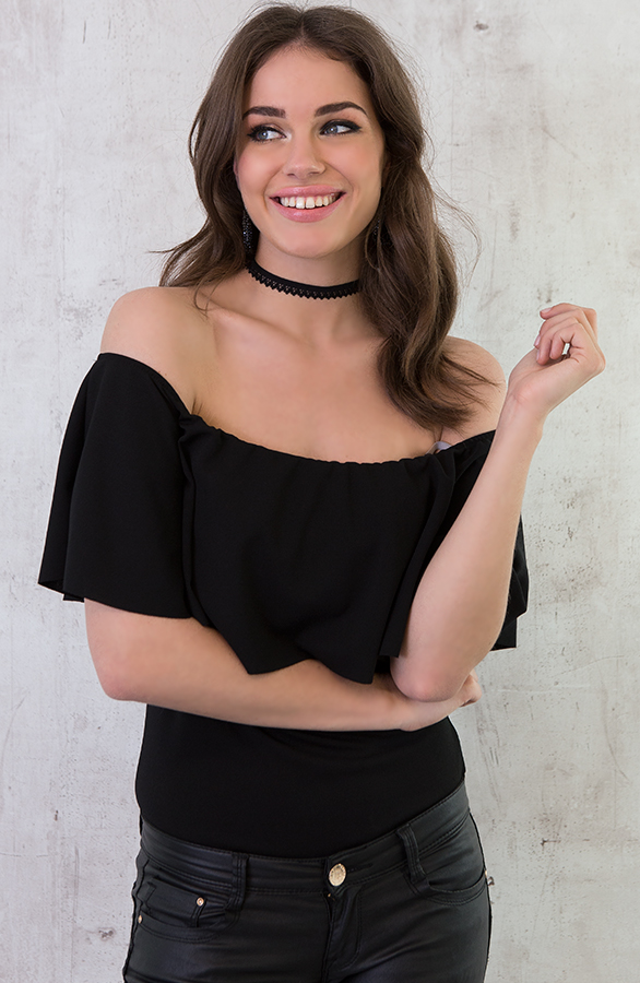 Bohemian Ruches Body Zwart – shoparchief, foto 6