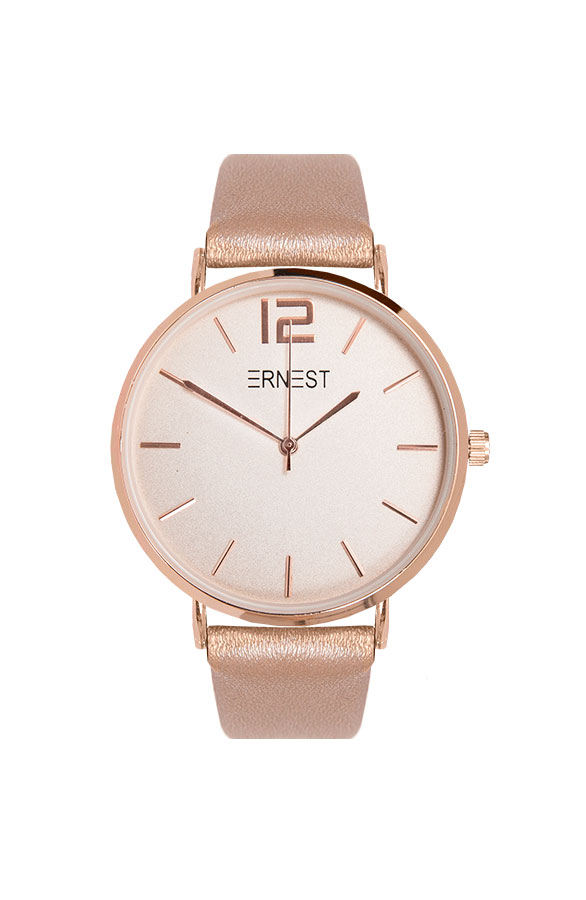 Metallic Horloge Rose – shoparchief