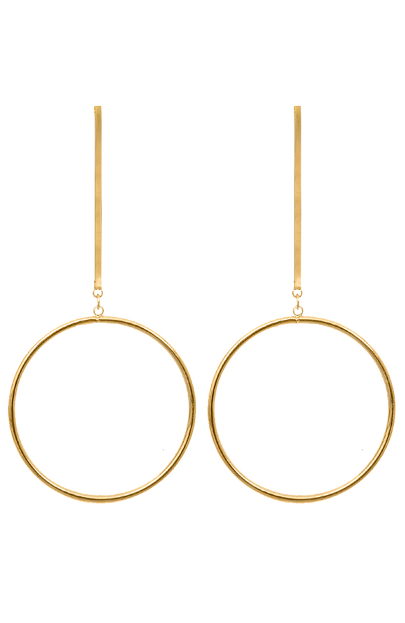 Open Cirkel Oorbellen Goud – shoparchief
