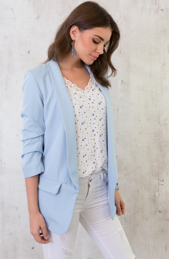Coins Suede Oorbellen Blue – shoparchief, foto 4