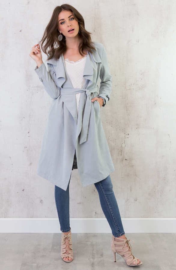 Safari Trenchcoat 2.0 Ice Blue – shoparchief, foto 2