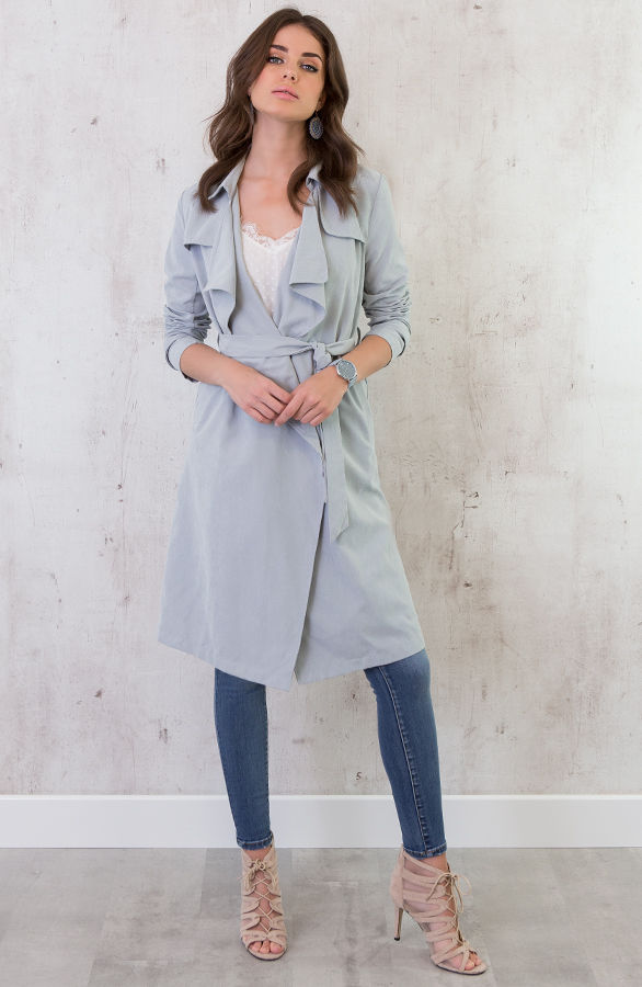 Safari Trenchcoat 2.0 Ice Blue – shoparchief, foto 3