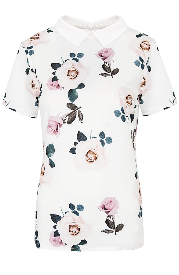 Bloemen Top Wit – shoparchief
