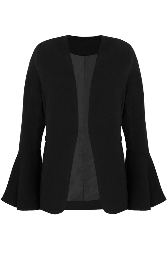 Limited Sleeve Blazer Zwart – shoparchief