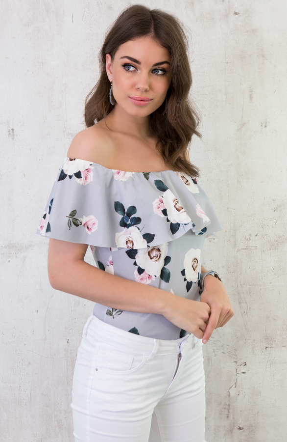 Bloemen Body Ice Grey – shoparchief, foto 4