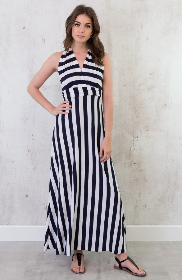 Gestreepte Jurk Marineblauw – shoparchief, foto 5