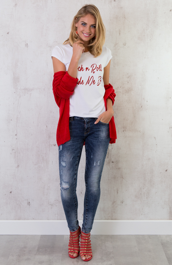 Di Capri Cardigan Red – shoparchief, foto 7