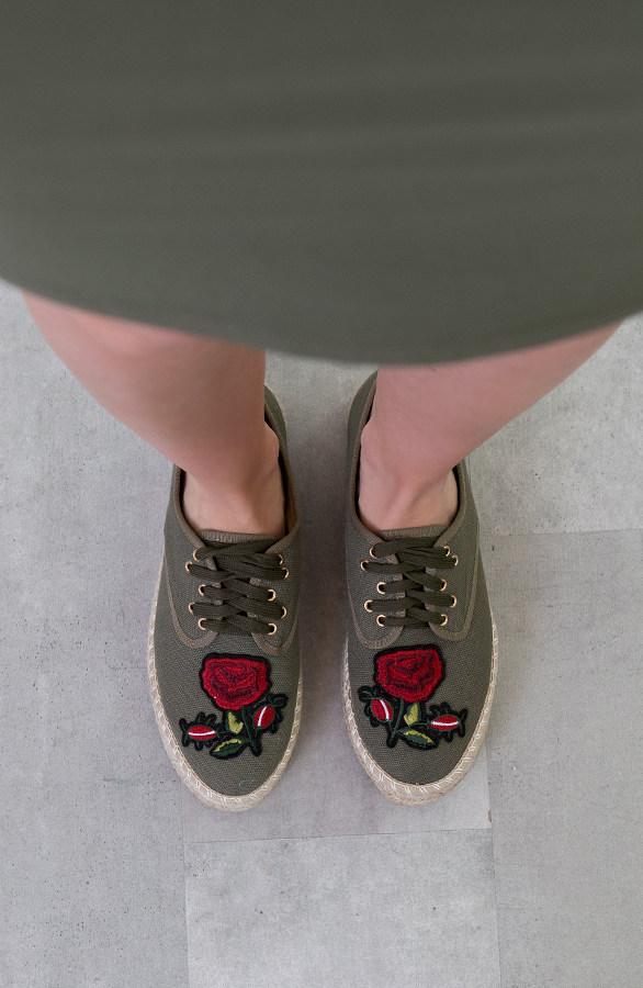 Rozen Espadrilles Legergroen – shoparchief, foto 2