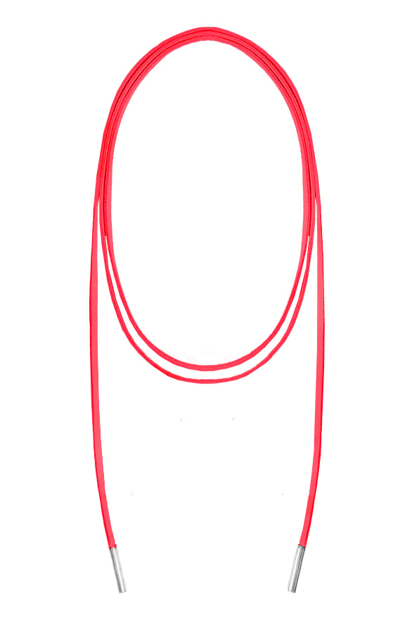 Choker Ketting Suede 2.0 Koraal – shoparchief