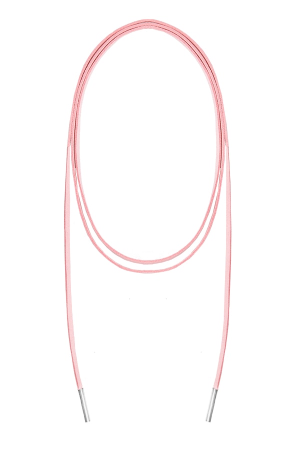 Choker Ketting Suede 2.0 Roze – shoparchief