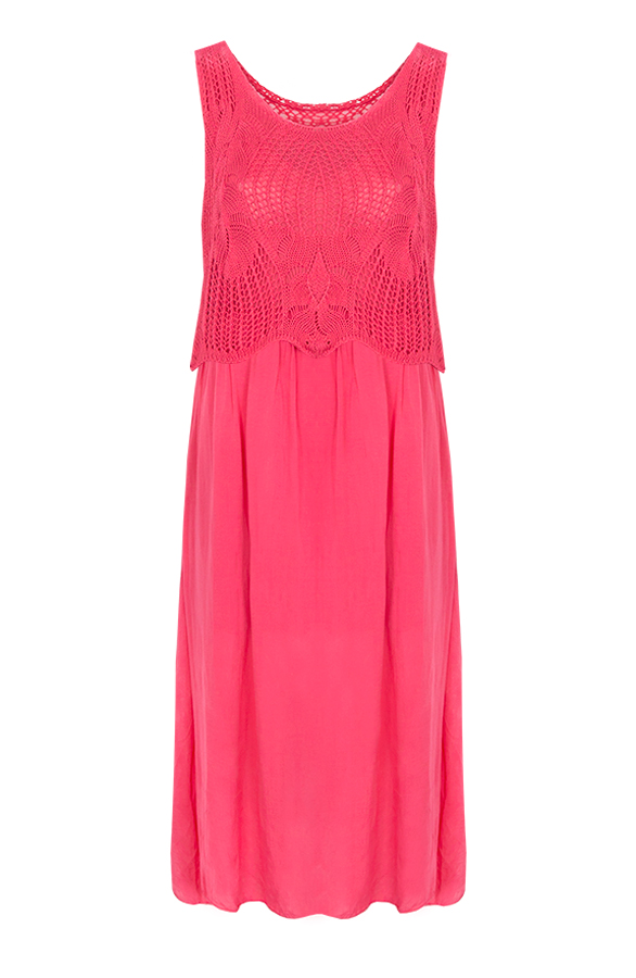 Gehaakte Jurk Fuchsia – shoparchief