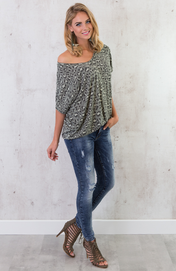 Leopard Tuniek Groen – shoparchief, foto 4