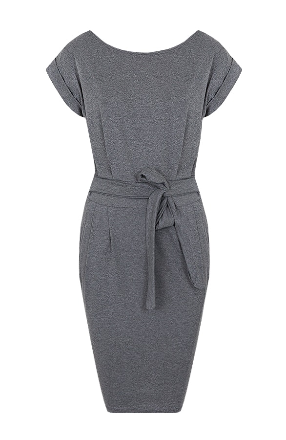 Femme Fatale Jurk Grijs – shoparchief