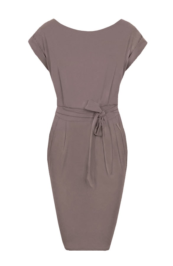Femme Fatale Jurk Taupe – shoparchief