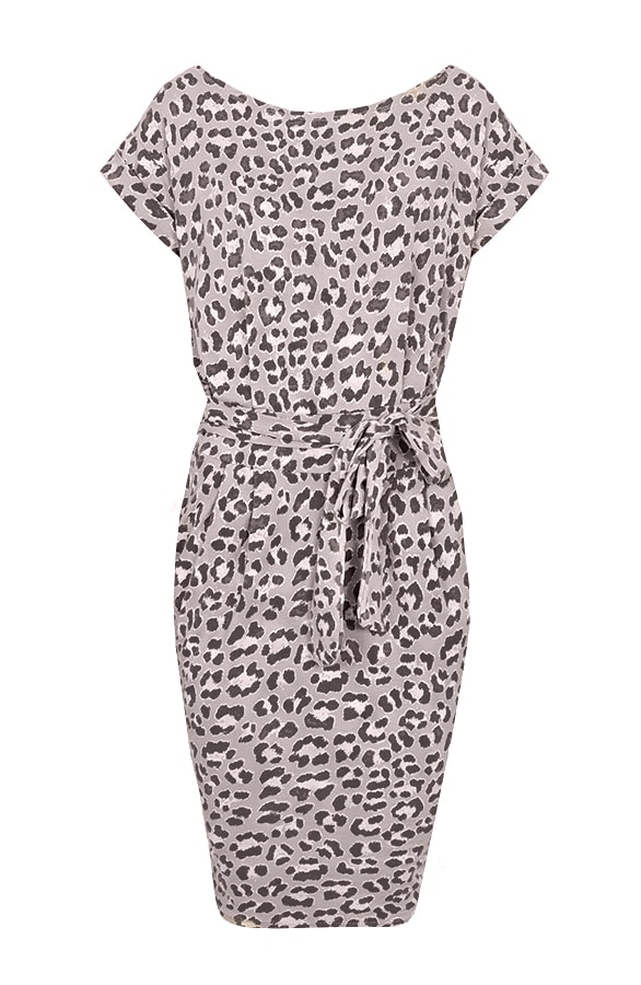 Leopard Jurk Taupe – shoparchief
