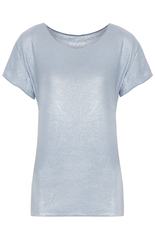 Shine Metallic Top Ice Blue – shoparchief