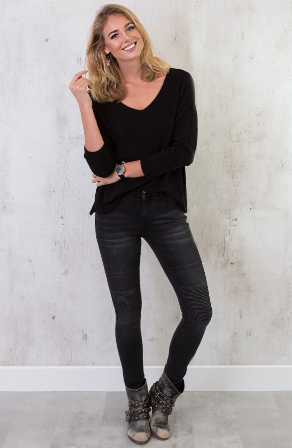 Soft Sweater Zwart – shoparchief, foto 2