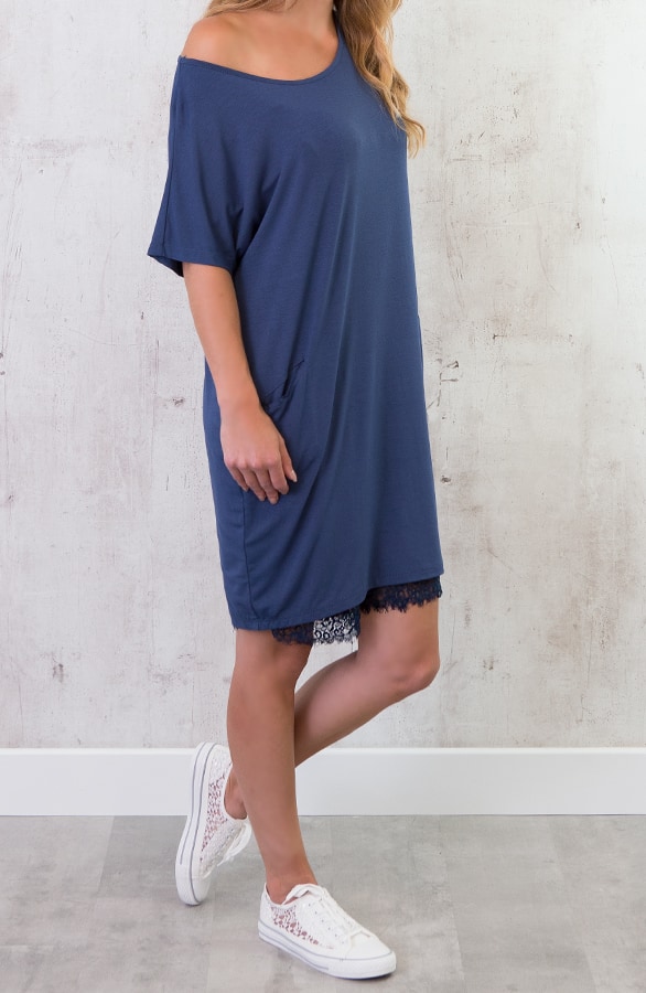 Pocket Tuniek Jeans Blauw – shoparchief, foto 3