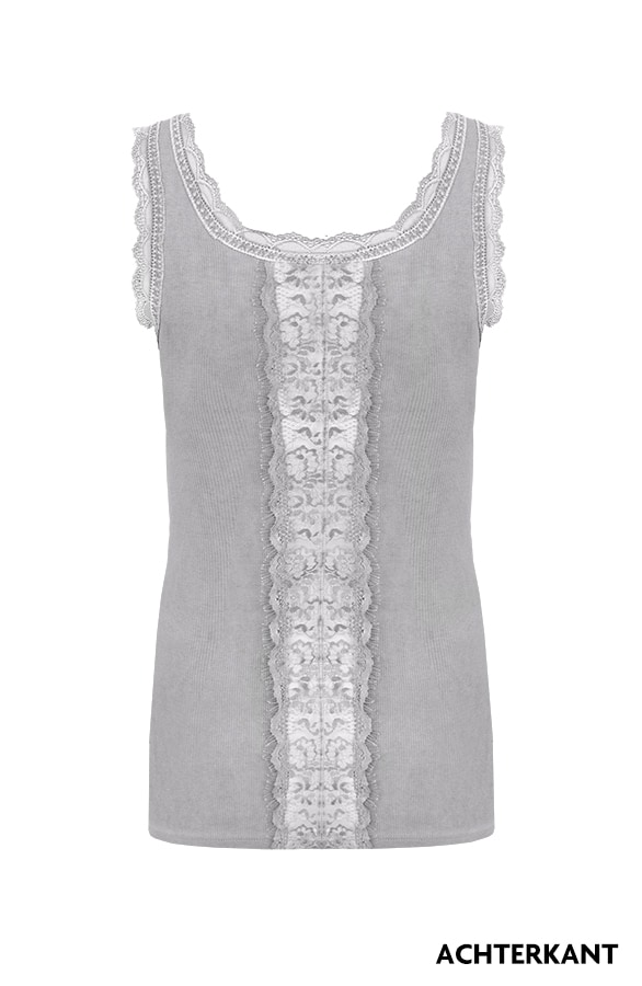 Lace Back Top Grijs – shoparchief, foto 7