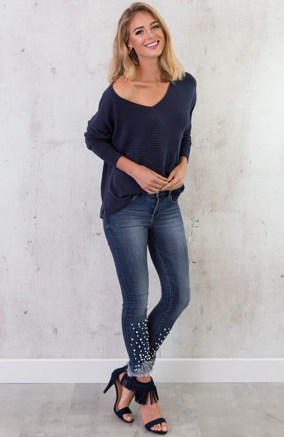 Ster Trui Marineblauw – shoparchief, foto 6