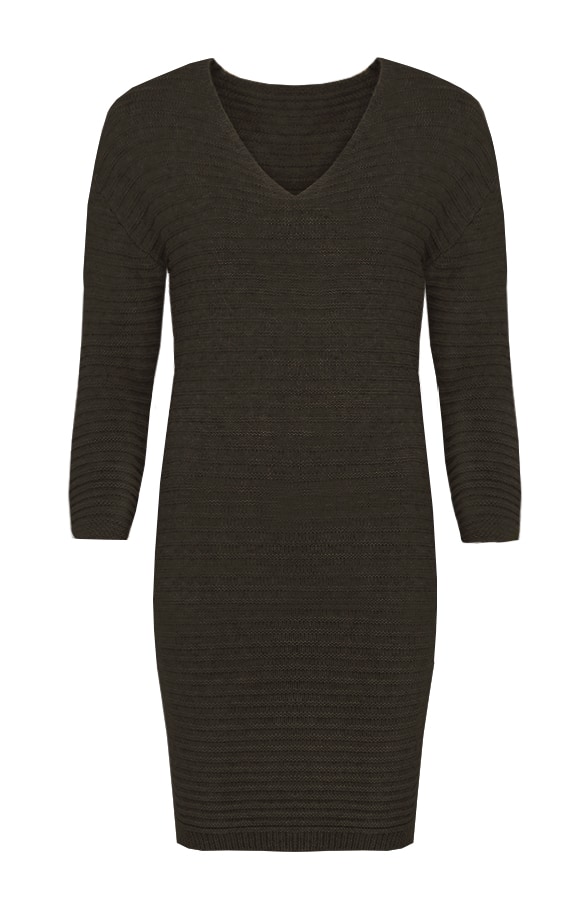 Long Knitted Sweater Army – shoparchief