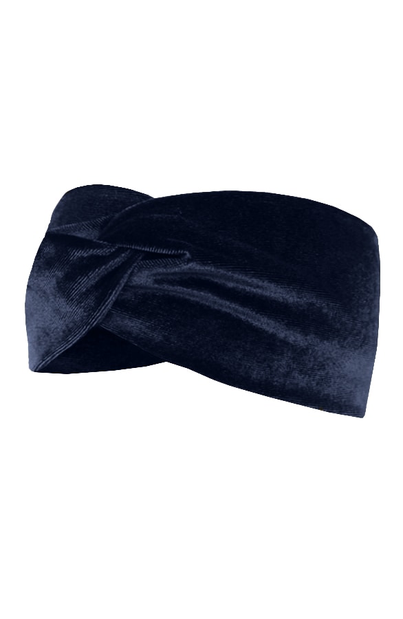 Velvet Haarband Marineblauw – shoparchief