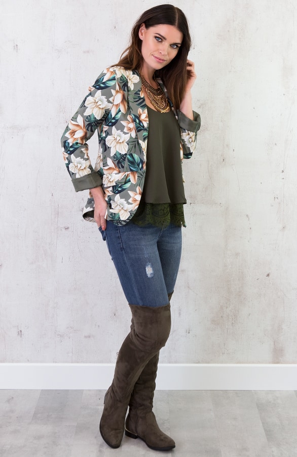 Overknee Laarzen High Exclusive Army – shoparchief, foto 6