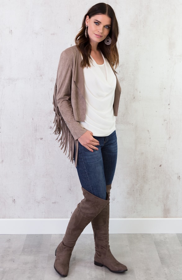 Femme Fatale Fringe Jacket – shoparchief, foto 7