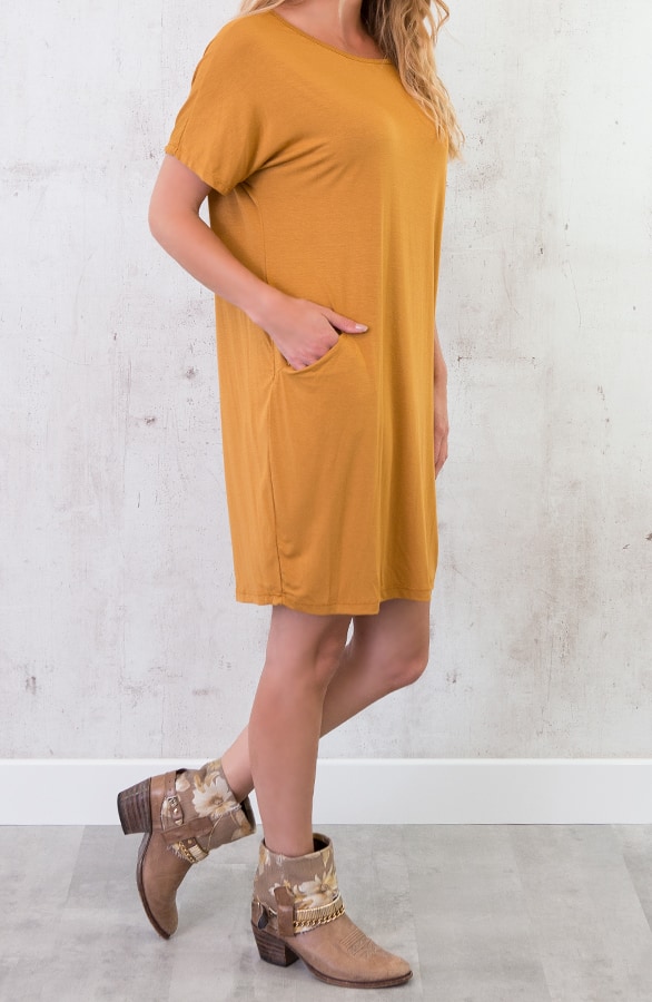 Pocket Tuniek Okergeel – shoparchief, foto 4