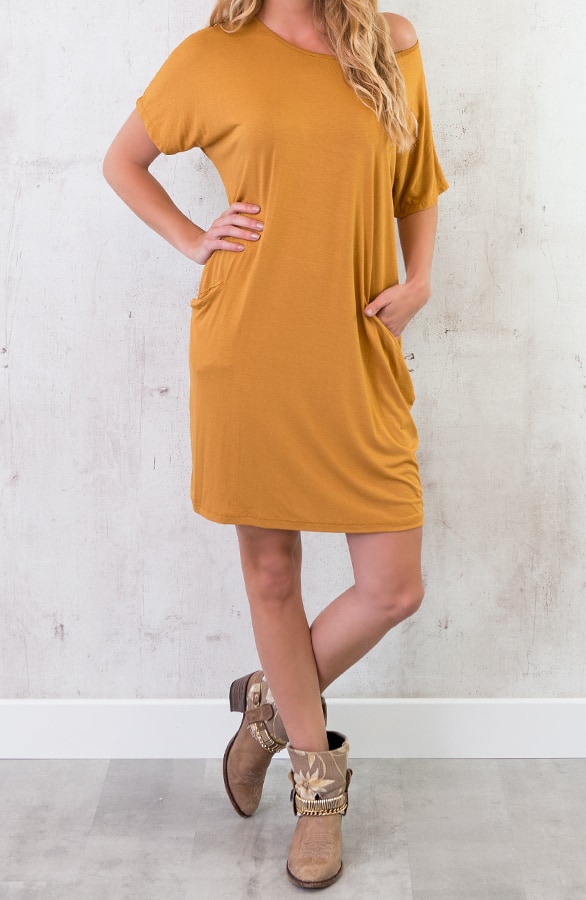 Pocket Tuniek Okergeel – shoparchief, foto 2
