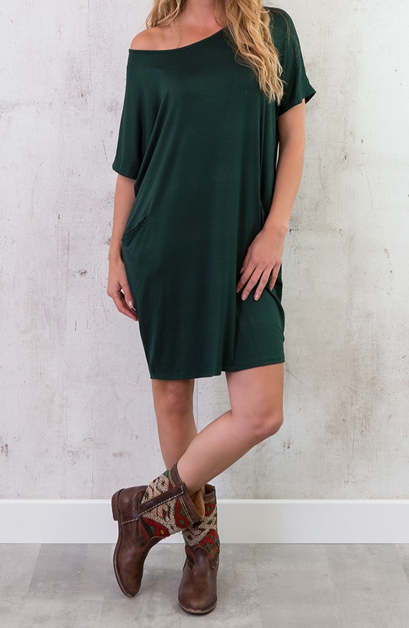 Pocket Tuniek Smaragdgroen – shoparchief, foto 3