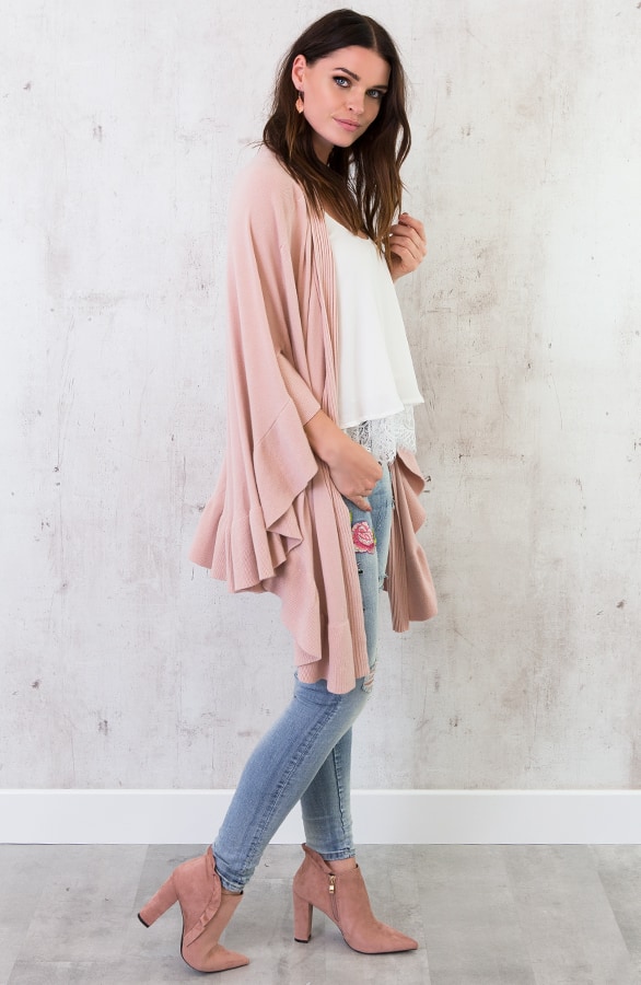 Ruches Omslagdoek Roze – shoparchief, foto 2