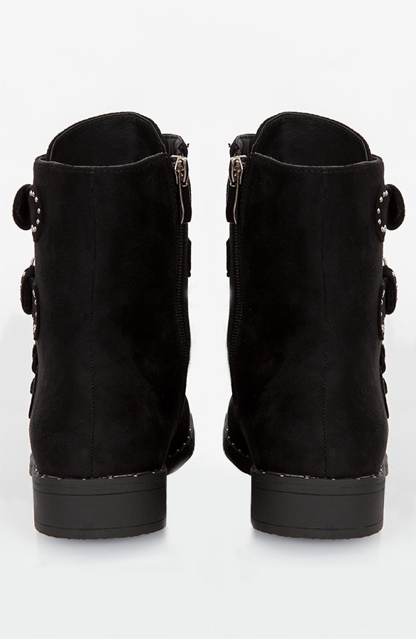 Suede Biker Studs Boots – shoparchief, foto 4