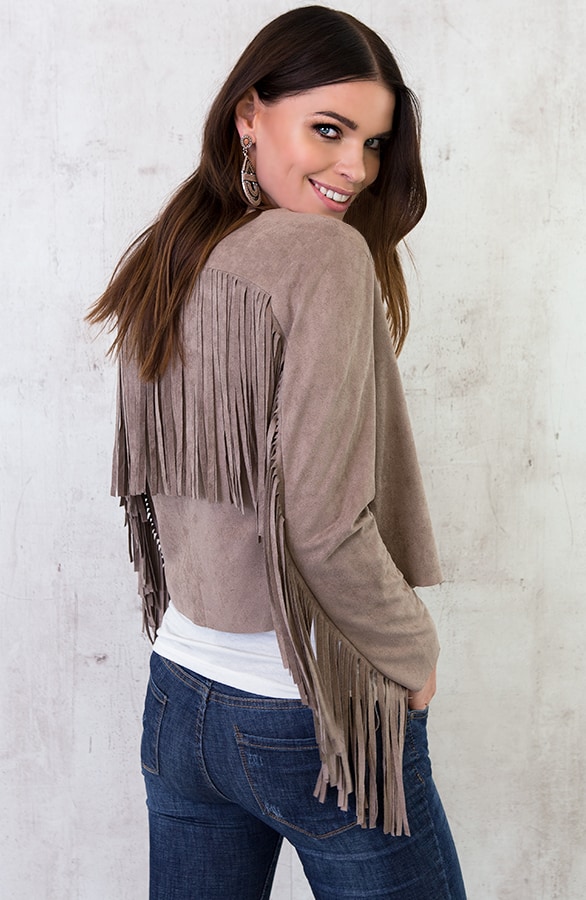 Femme Fatale Fringe Jacket – shoparchief, foto 6