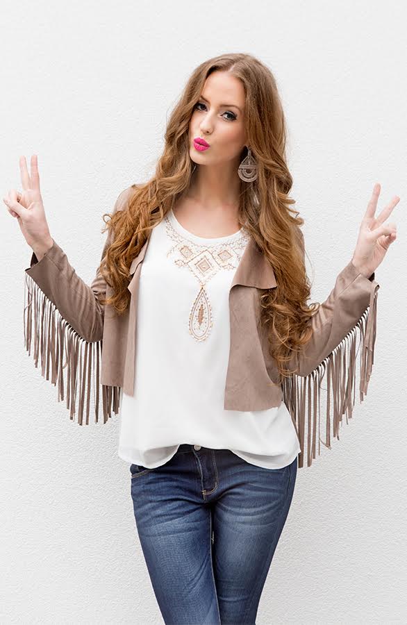 Femme Fatale Fringe Jacket – shoparchief, foto 2