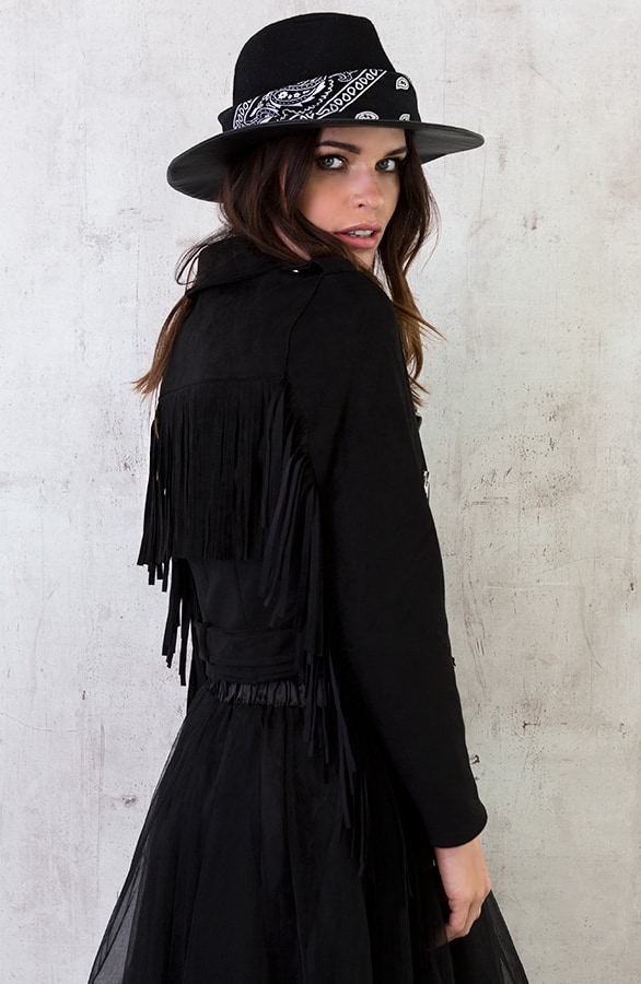 Fringe Jacket Exclusief Zwart – shoparchief, foto 5
