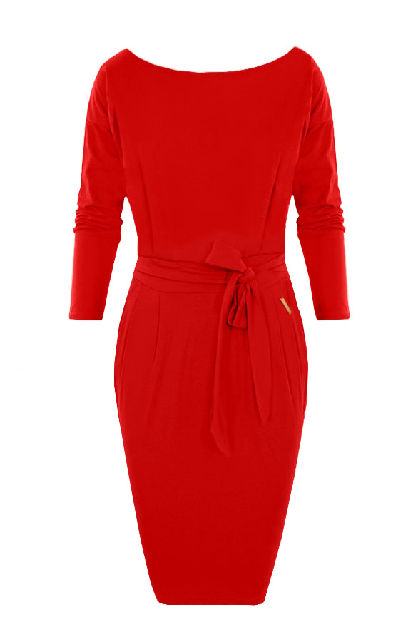 Femme Fatale Jurk Lang Rood – shoparchief