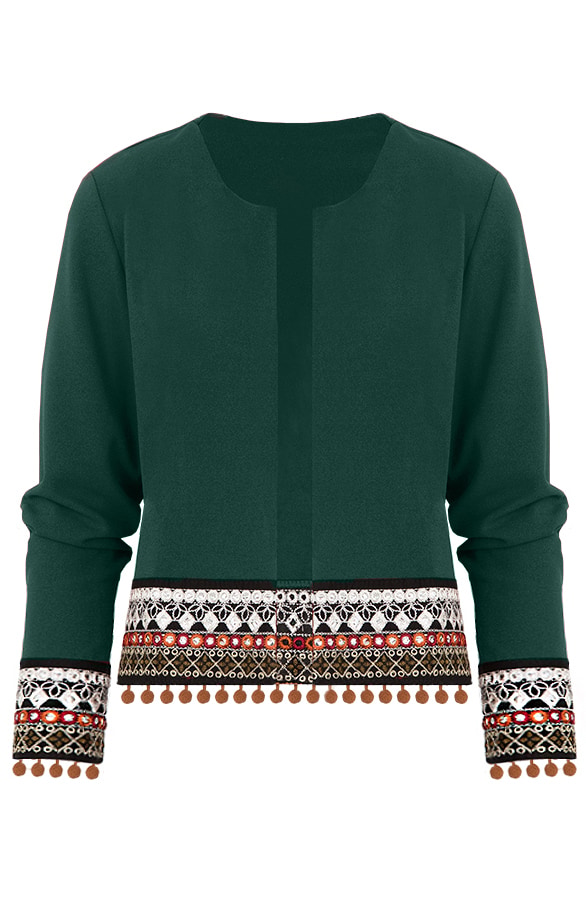 Kelim Jacket Glasgroen – shoparchief