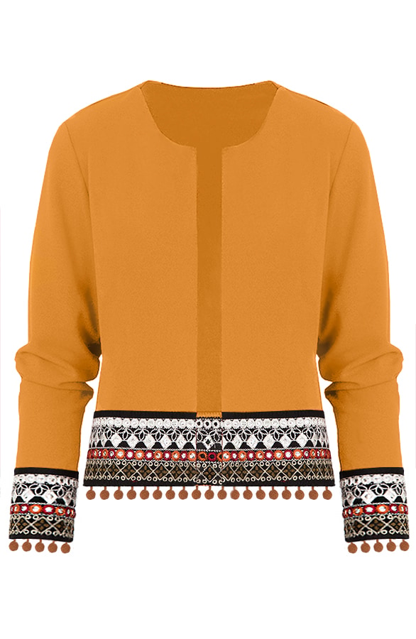 Kelim Jacket Okergeel – shoparchief