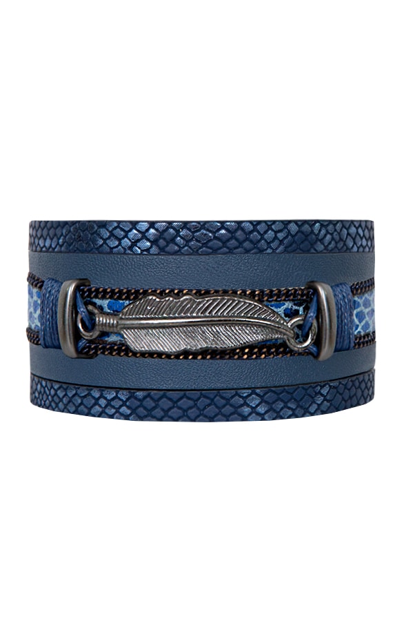 Magneet Armband Veer Blauw – shoparchief