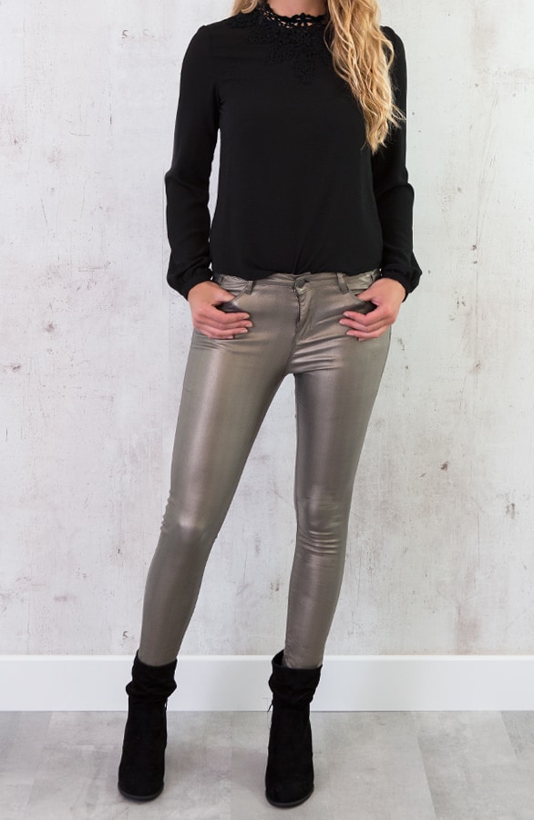 Coating Jeans Metallic – shoparchief, foto 5