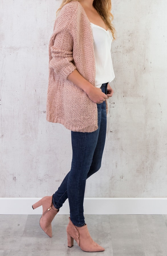 Gebreid Vest Roze – shoparchief, foto 3