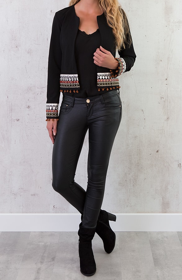 Kelim Jacket Zwart – shoparchief, foto 3