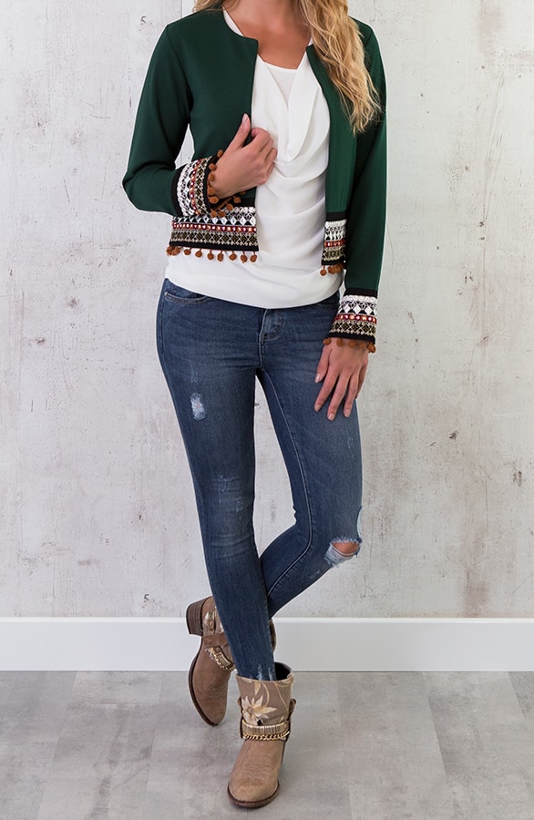 Kelim Jacket Glasgroen – shoparchief, foto 3